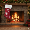 Christmas Snowflake Stocking