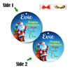 Personalised Santa Gift Tag Front