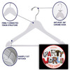 Personalised Black Hair Communion Boy Hanger Information