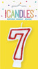 Number 7 Classic Birthday Candle Size Guide