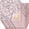 Dazzling Pink Diamond Foil-Stamped Bachelorette Party Luncheon Napkins (16ct) - Elegant & Unique Sparkling Design for a Memorable Celebration