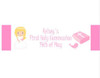 Personalised Girls Communion Banner
