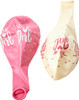 It's a Girl Pink & White Latex Balloons (30cm) Pack of 5