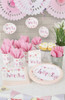 Pink Bunting Christening Party Supplies & Decorations