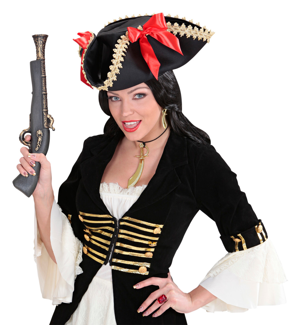 Commander Pirate Hat One Size PartyWorld