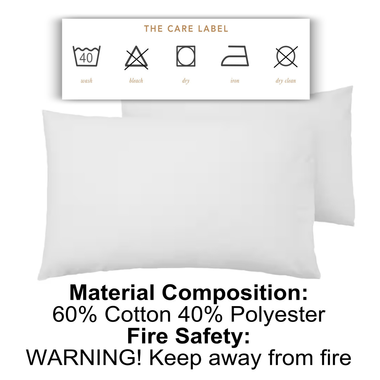 How To Pillow Care Instructions Washing Instructions How To Wash