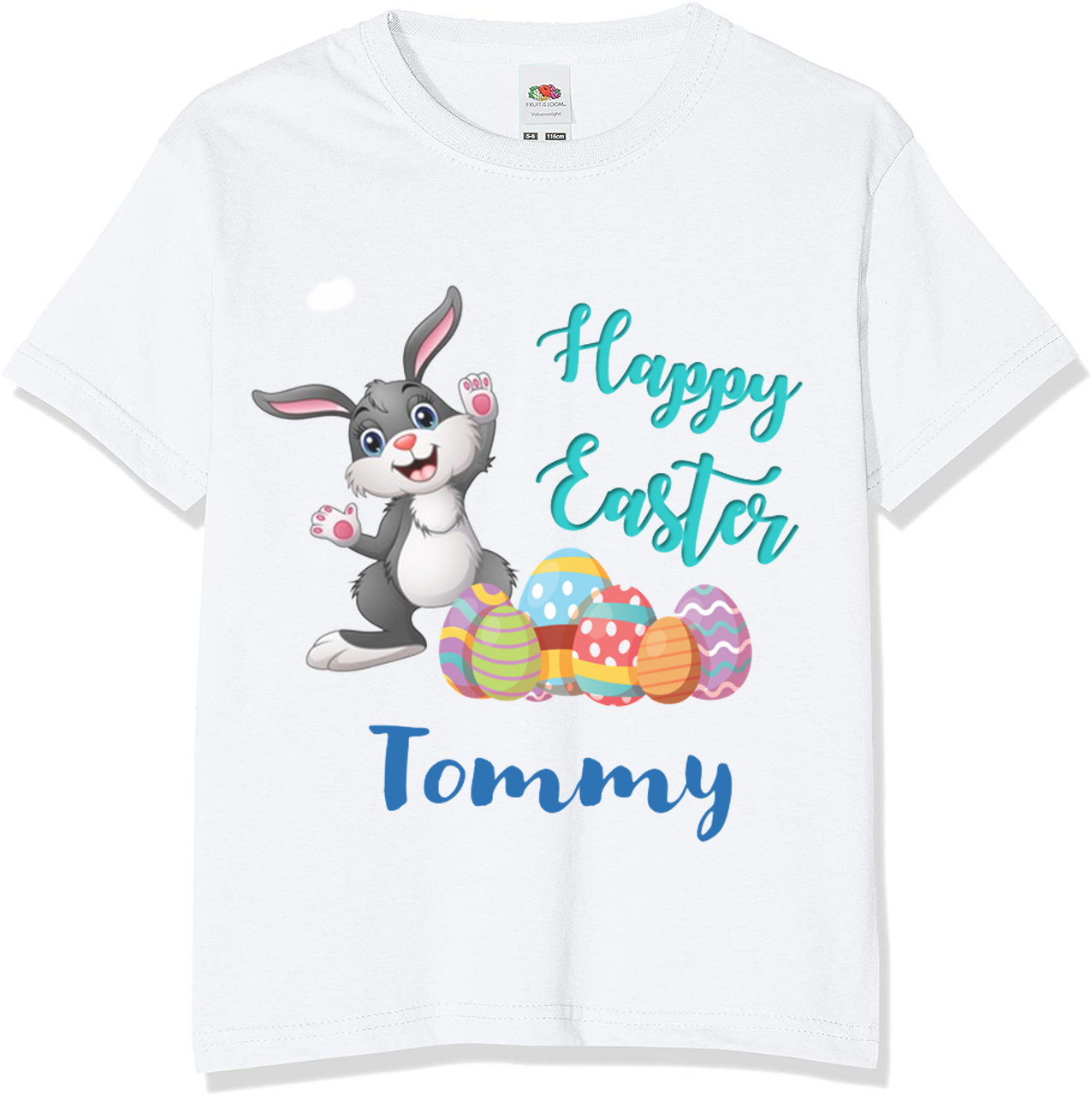 Personalised Easter Boy T-Shirt Custom T-Shirts