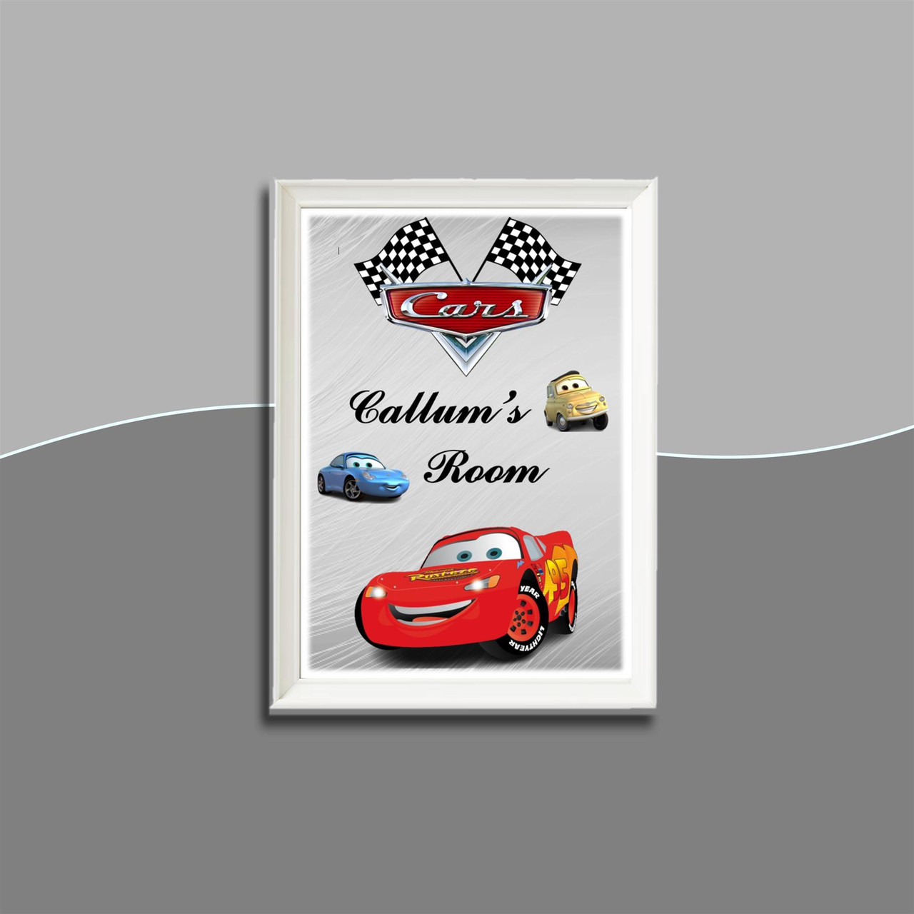 Personalised Disney Cars Frame | PartyWorld