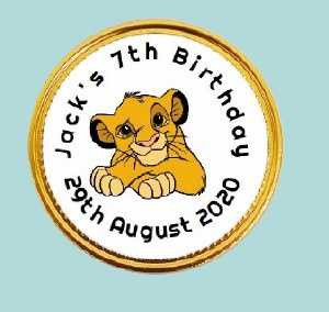 Personalised Simba Chocolate Coins (15 Pack)