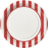 Red Striped Party Supplies