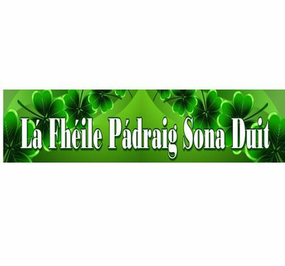 Personalised St Patrick's Day Banner