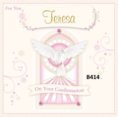 Personalised Confirmation Cards 