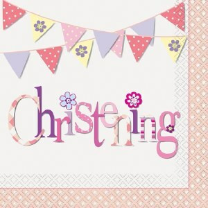 Girls Christening Party Supplies & Gifts
