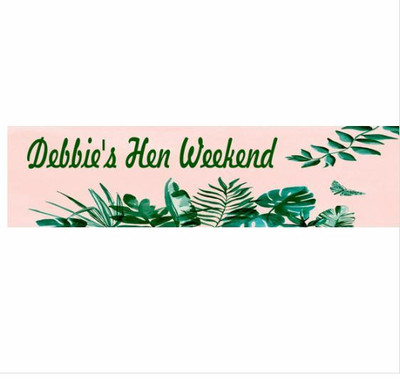Personalised Hen Banners