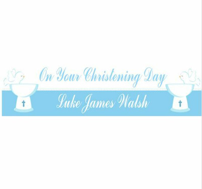 Personalised Christening Banners