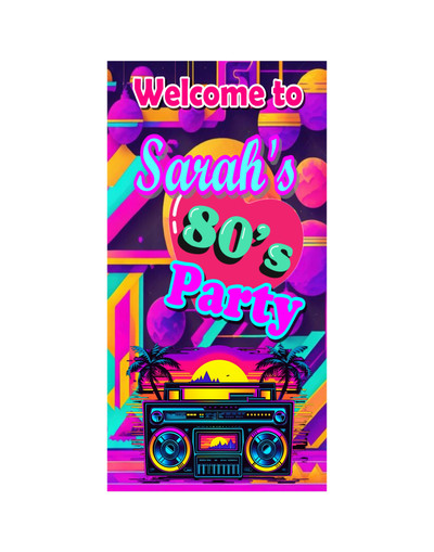 Personalised Themed Door Banner