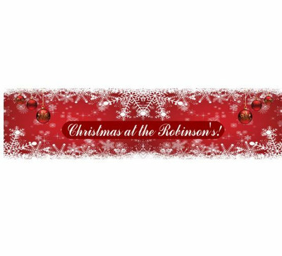 Personalised Christmas Banners