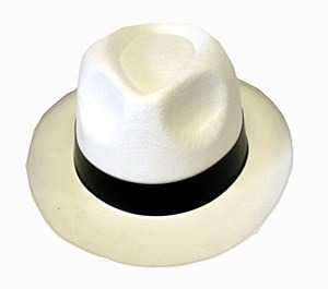 White Al Capone Hat.