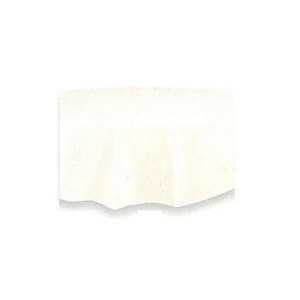 White Round Tablecover