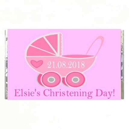 Personalised Christening Girl Chocolate (7 Pack)
