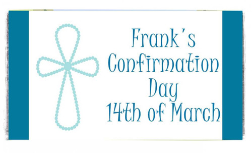 Personalised Boy Confirmation Chocolate (7 Pack)