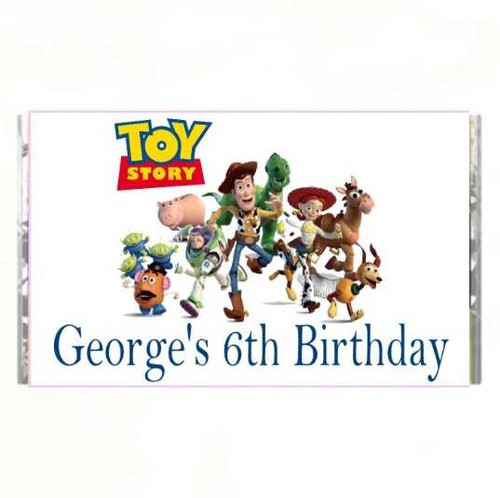 Personalised Toy Chocolate Bars (7 Pack)