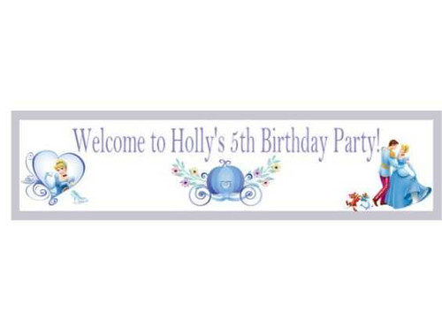Personalised Cinderella Banner