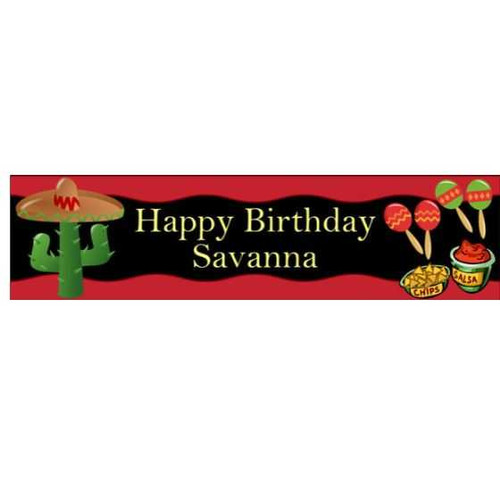 Personalised Mexican Banner