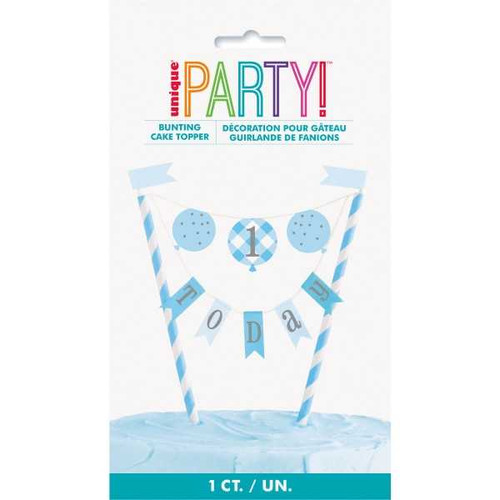 Blue 1st Cake Topper