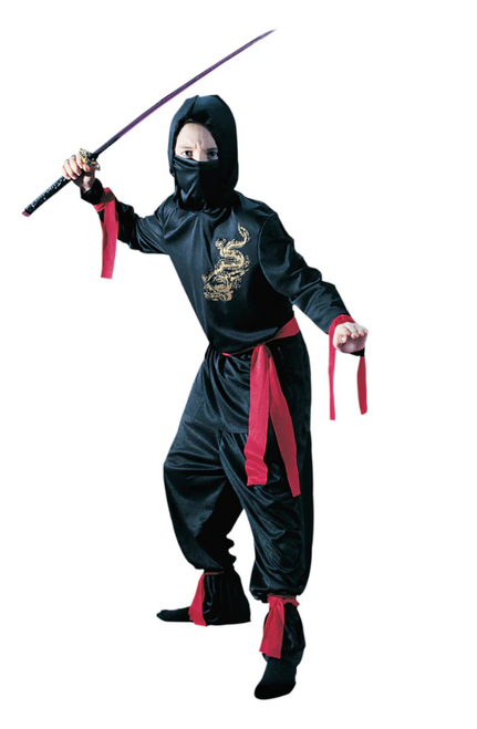 Kids Black Ninja Costume