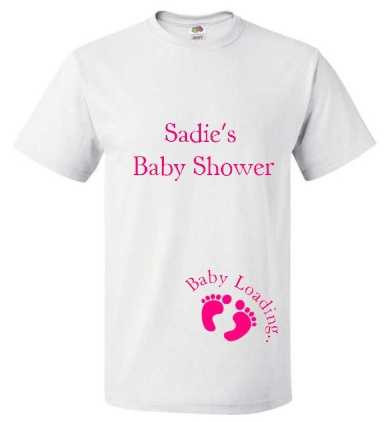 Baby Shower White T-Shirt
