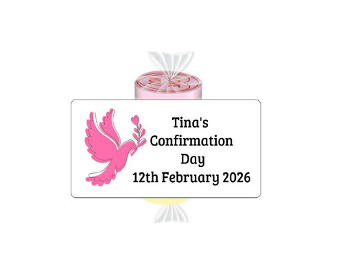 Personalised Confirmation Loveheart (9 Pack)