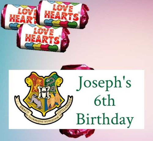 Personalised Harry Potter Lovehearts (9 Pack)