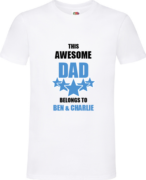 Personalised Lots Of Love Father's Day T-Shirt | Father's Day Gift Ideas