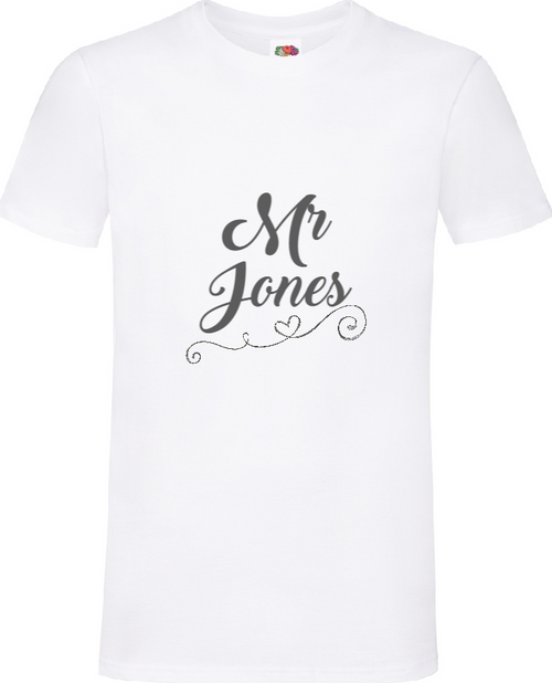 Personalised Mr White T-Shirt