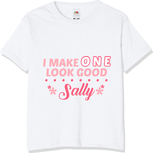 Personalised One Look Good Girl T-Shirt