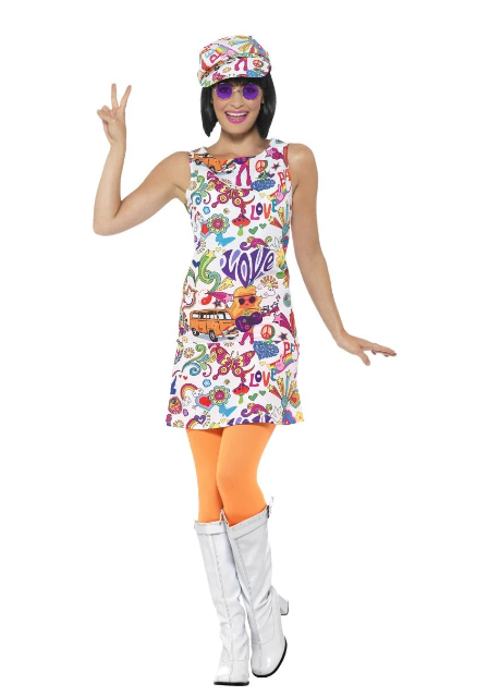 60s Groovy Chick Costume