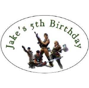 Personalised Battle Royale Bag Labels (8 Pack)