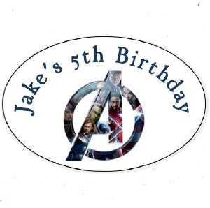 Personalised Avengers Bag Labels (8 Pack)