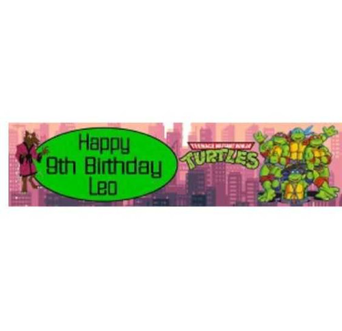 Personalised TMNT Banner
