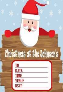 Personalised Santa Invites