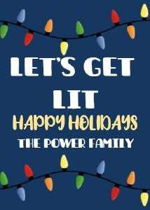 Personalised Let's Get Lit Wine Labels (4 Pack)