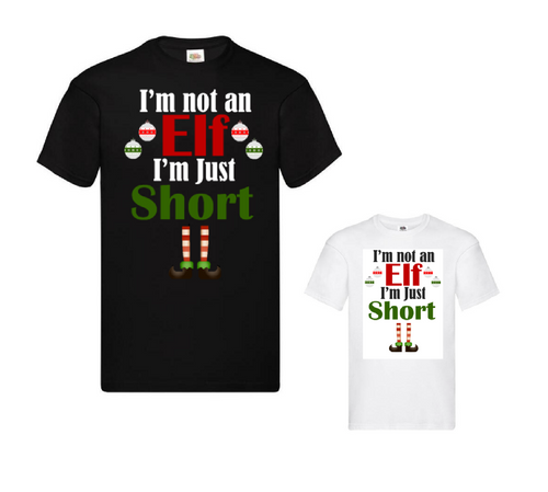 Personalised I'm Not An Elf T-Shirt | Novelty Christmas T-Shirts