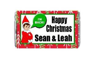 Personalised Elf Chocolate Bars (7 Pack)