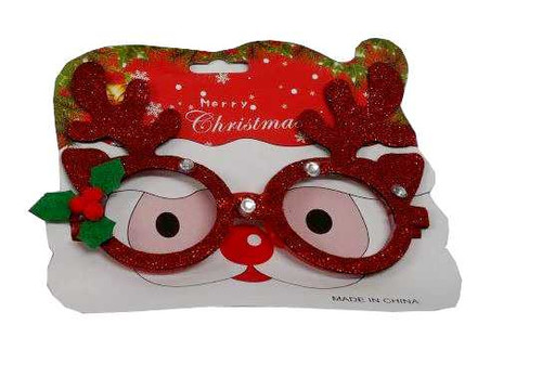 Assorted Red Christmas Glasses