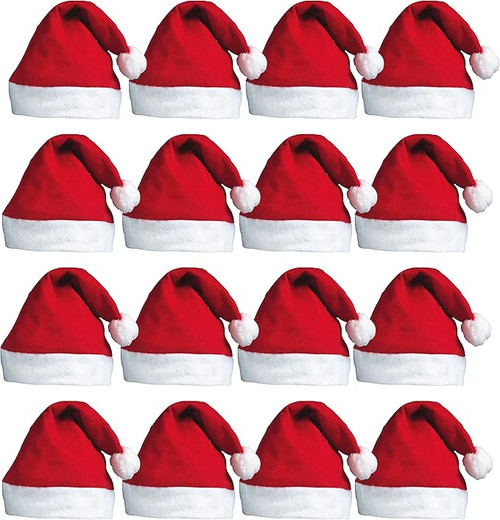 100 Bulk Santa Hats | Bulk Santa Hats | Cheap Santa Hats