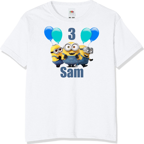 Personalised Minions T-shirt