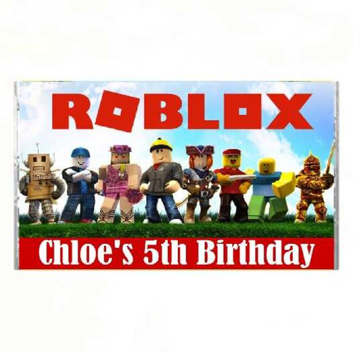 Personalised Roblox Chocolate Bars (7 Pack)