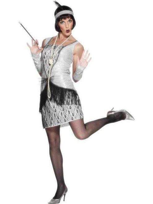 Silver Flapper Costume
