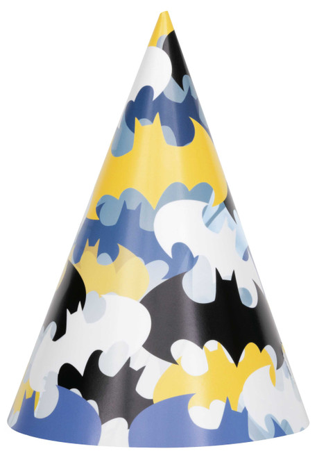 Batman Party Hats | Batman Party Hats (20cm x 21cm) | Vibrant Multi-color & Stylish Design